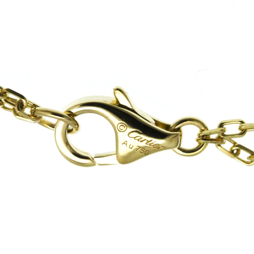 CARTIER Love Circle Necklace B7219500 18K Yellow Gold Diamond Pendant - Picture 10 of 14